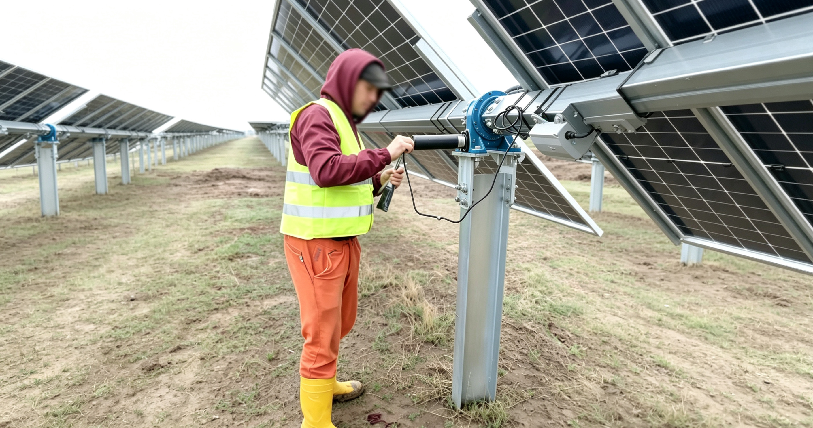 Blog công ty mới nhất về How much torque does a solar tracker slew drive require?