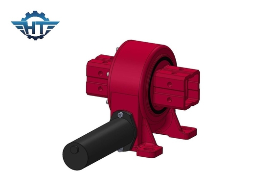 24VDC hệ thống rack theo dõi năng lượng mặt trời động cơ cuộn với trục đơn / động cơ trục kép