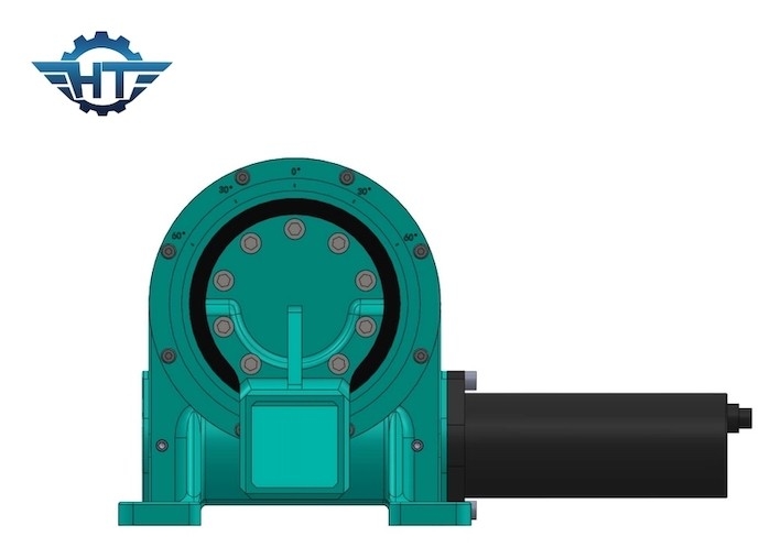 IP66 Hộp số truyền động năng lượng mặt trời hạng nặng cho hệ thống theo dõi trục đơn động cơ điện