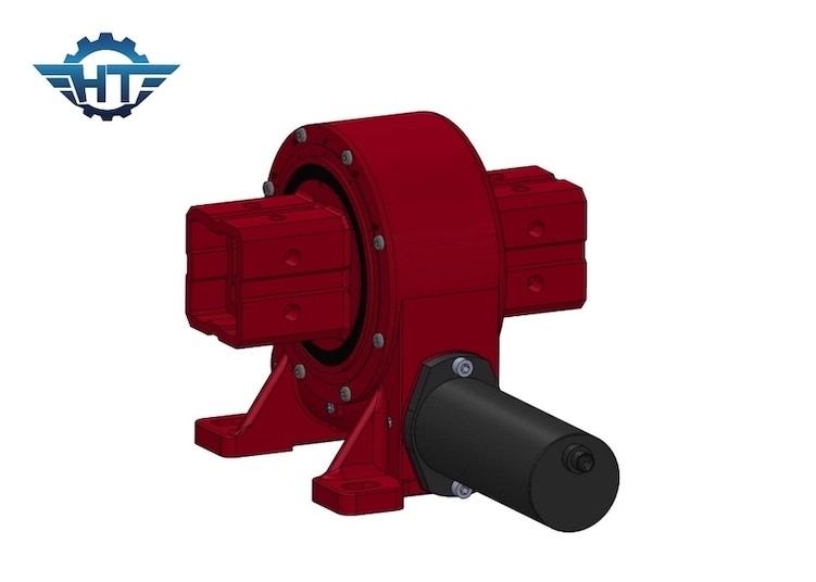 VE9 Bộ giảm tốc truyền động bánh răng côn 9 inch cho động cơ điện trục đơn nằm ngang