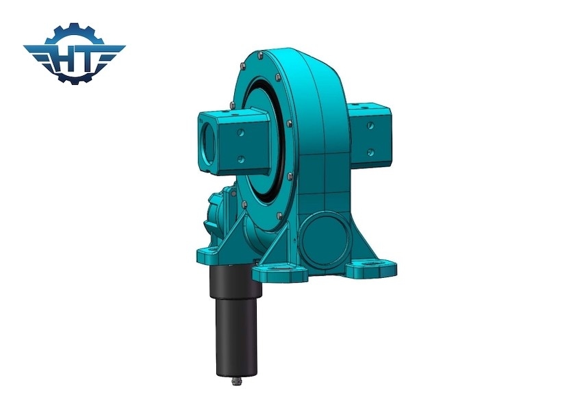 VE9 Vertical Worm Gear Ổ đĩa năng lượng mặt trời với vỏ bọc kín cho hệ thống theo dõi